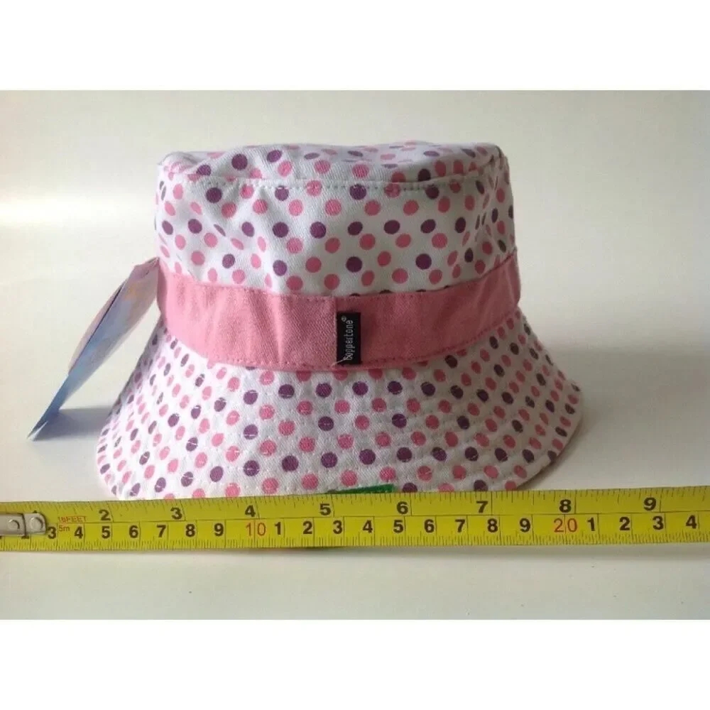 Sesame Street ABBY CADABBY Bucket Sun HAT Polka Dot Summer New One size